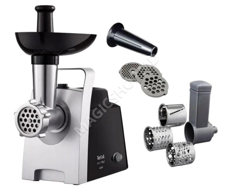 Mașină de tocat carne Tefal NE108831, Negru Argintiu